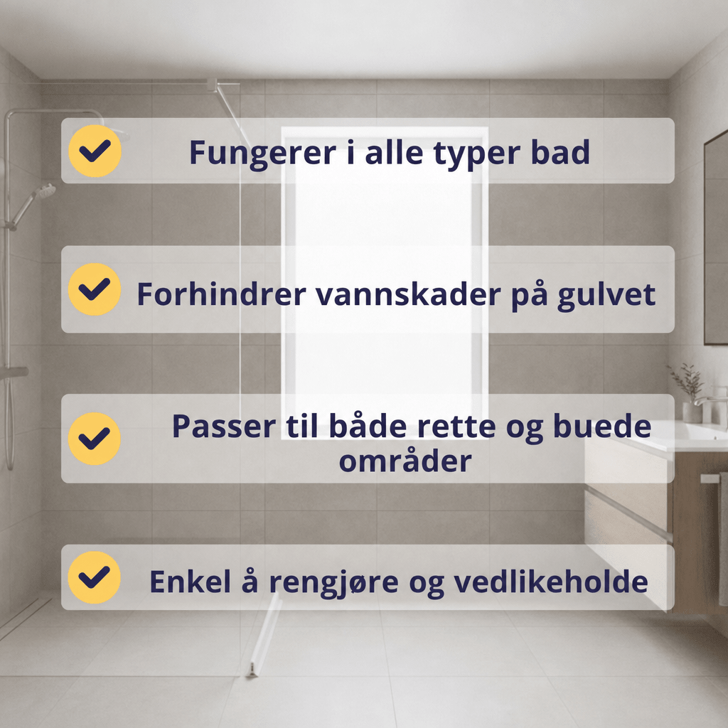Vannstopper til baderom - AVABeauty.no